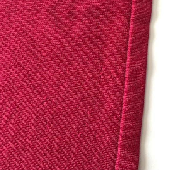 Talbots fuschia pink sweater back opening with rhinestone 3/4 sleeve M  … - Picture 8 of 8